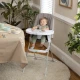 Skládací jídelní židlička Sun Valley™ Grey 6m+ do 15 kg Ingenuity 16990-1