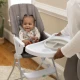 Skládací jídelní židlička Sun Valley™ Grey 6m+ do 15 kg Ingenuity 16990-1