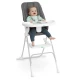 Skládací jídelní židlička Sun Valley™ Grey 6m+ do 15 kg Ingenuity 16990-1