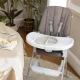Skládací jídelní židlička Sun Valley™ Grey 6m+ do 15 kg Ingenuity 16990-1
