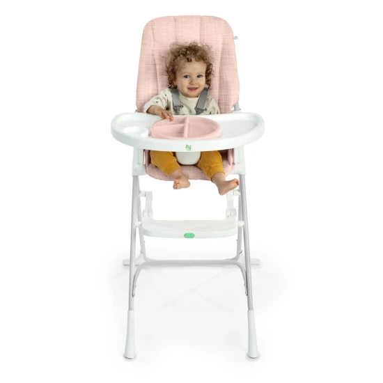 Skládací jídelní židlička Sun Valley™ Pink 6m+ do 15 kg Ingenuity 16989-1
