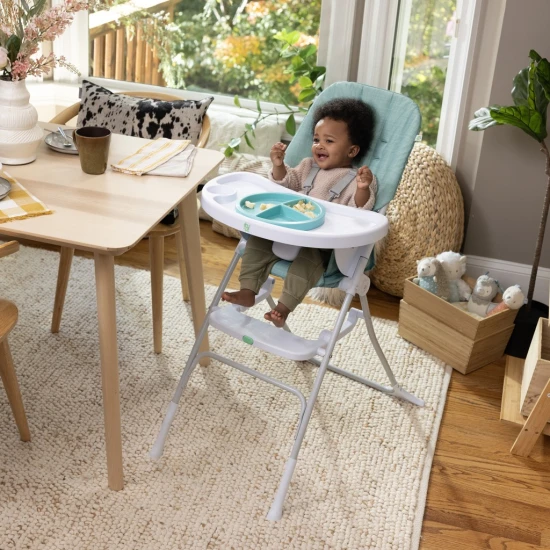 Skládací jídelní židlička Sun Valley™ Teal 6m+ do 15 kg Ingenuity 16872-1