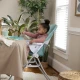 Skládací jídelní židlička Sun Valley™ Teal 6m+ do 15 kg Ingenuity 16872-1