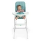 Skládací jídelní židlička Sun Valley™ Teal 6m+ do 15 kg Ingenuity 16872-1