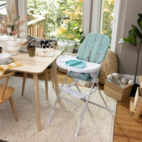 Skládací jídelní židlička Sun Valley™ Teal 6m+ do 15 kg Ingenuity 16872-1