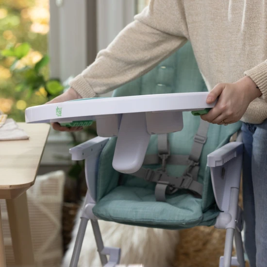 Skládací jídelní židlička Sun Valley™ Teal 6m+ do 15 kg Ingenuity 16872-1