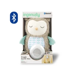 Plyšový hudební uspávač sova Nally™ s bluetooth 0m+