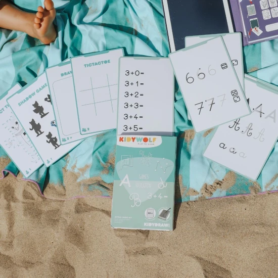 Kidydraw doplňkové karty pro pro kreslící tablet KidyDraw Mini – nové motivy a zábavné výzvy pro děti