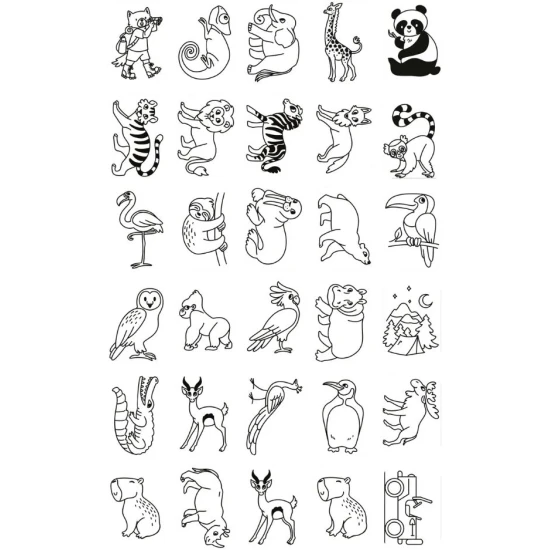 Kidydraw doplňkové karty pro pro kreslící tablet KidyDraw Mini – nové motivy a zábavné výzvy pro děti