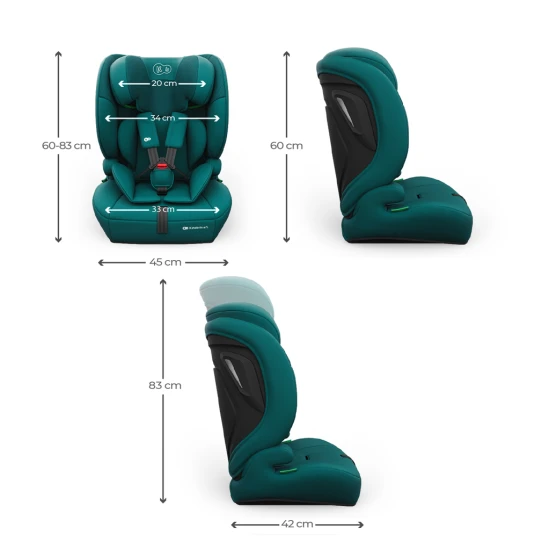 Autosedačka Comfort Up 2 Plus i-Size (76-150 cm) Green Kinderkraft KCCOUP02GREPL00