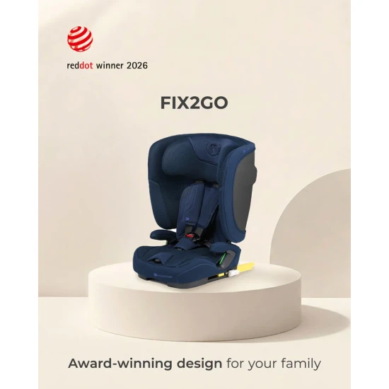Autosedačka Fix2Go i-Size 76-150 cm Grey Kinderkraft KCFI2GO0GRY0000