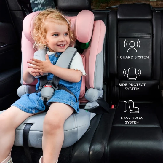 Autosedačka I-Comfy i-Size (76 do 150 cm) Black Kinderkraft KCICOM00BLK0000