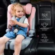 Autosedačka I-Comfy i-Size (76 do 150 cm) Black Kinderkraft KCICOM00BLK0000