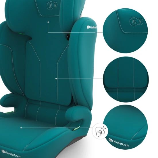 Autosedačka i-Spark 2 Plus i-Size (100-150 cm) Green Autosedačka i-Spark 2 Plus i-Size (100-150 cm) Green Kinderkraft KCISPA02GREPL00