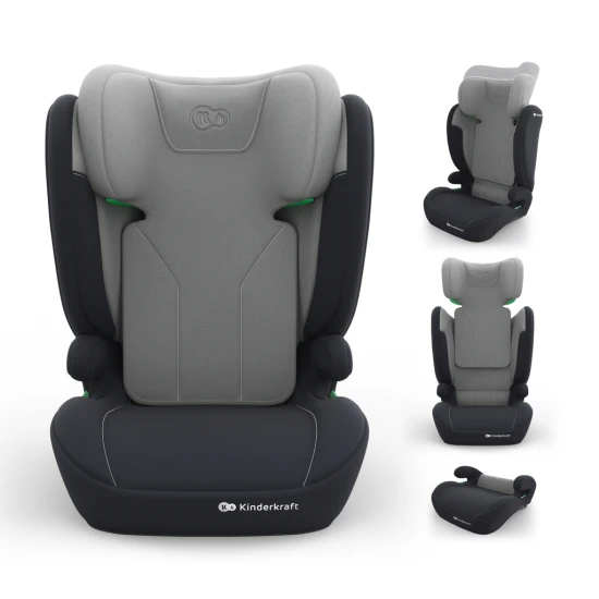 Autosedačka i-Spark 2 Plus i-Size (100-150 cm) Grey Autosedačka i-Spark 2 Plus i-Size (100-150 cm) Grey Kinderkraft KCISPA02GRYPL00