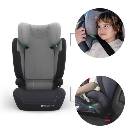 Autosedačka i-Spark 2 Plus i-Size (100-150 cm) Grey Autosedačka i-Spark 2 Plus i-Size (100-150 cm) Grey Kinderkraft KCISPA02GRYPL00