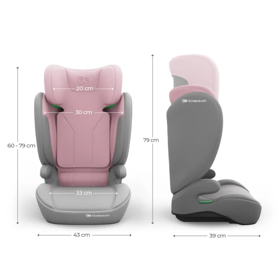 Autosedačka i-Spark 2 Plus i-Size (100-150 cm) Pink Autosedačka i-Spark 2 Plus i-Size (100-150 cm) Pink Kinderkraft KCISPA02PNKPL00