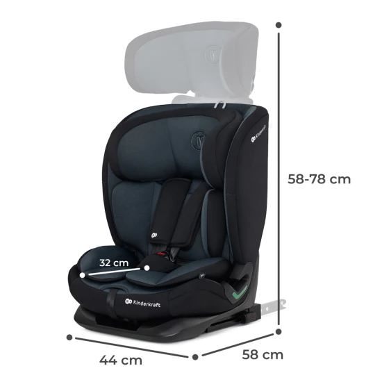 Autosedačka Oneto3 i-Size 76-150cm + Isofix Graphite black Autosedačka Oneto3 i-Size 76-150cm + Isofix Graphite black Kinderkraft KCONE300BLK0000