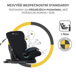 Autosedačka Oneto3 i-Size 76-150cm + Isofix Graphite black