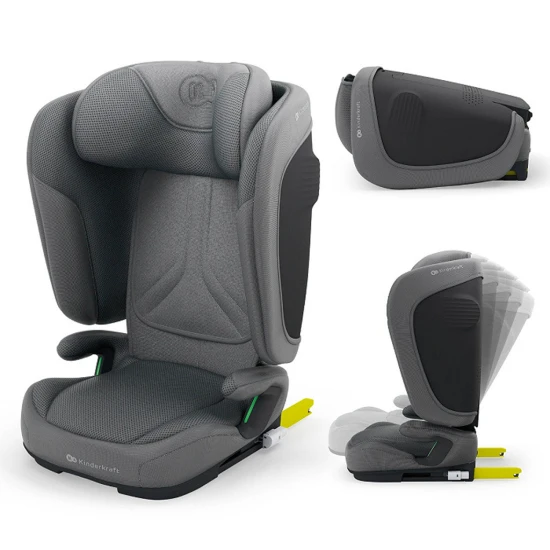 Skládací autosedačka Unity 2 I-Size Grey Skládací autosedačka Unity 2 I-Size Grey Kinderkraft KCUNIT02GRY0000