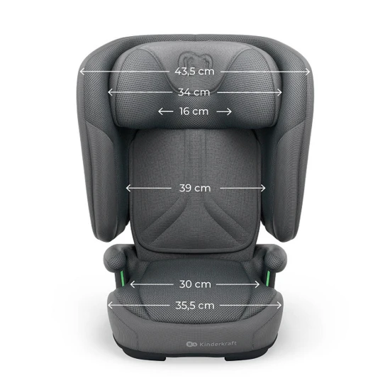 Skládací autosedačka Unity 2 I-Size Grey Skládací autosedačka Unity 2 I-Size Grey Kinderkraft KCUNIT02GRY0000