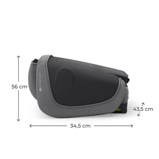 Skládací autosedačka Unity 2 I-Size Grey Skládací autosedačka Unity 2 I-Size Grey Kinderkraft KCUNIT02GRY0000