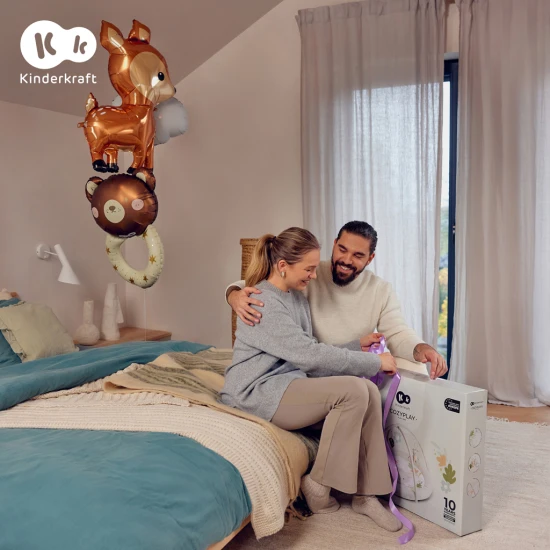 Hrací deka s hrazdičkou Cozyplay Light Grey Kinderkraft KPCOZY00LGR0000