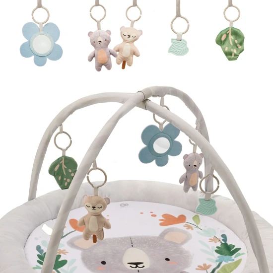 Hrací deka s hrazdičkou Cozyplay Light Grey Kinderkraft KPCOZY00LGR0000