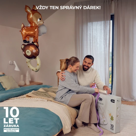 Hrací deka s hrazdičkou Cozyplay Light Grey Kinderkraft KPCOZY00LGR0000