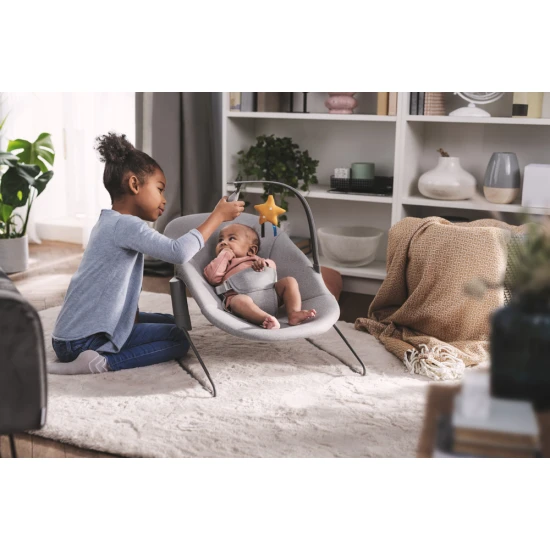 Houpací lehátko CALMEE 0m+, do 9 kg Kinderkraft KBCALM00GRY0000