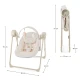 Houpačka Swingee Beige Kinderkraft KBSWIN00BEG0000