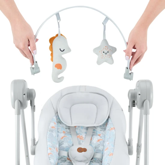 Houpačka Swingee Grey Kinderkraft KBSWIN00GRY0000