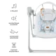 Houpačka Swingee Grey Kinderkraft KBSWIN00GRY0000
