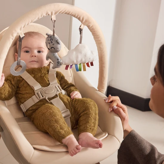 Jídelní židlička a lehátko Fini Up 2v1 Grey Kinderkraft KHFINIUPGRY0000