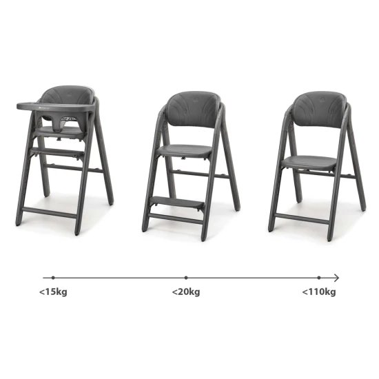 Jídelní židlička Tino Grey Kinderkraft KHTINO00GRY0000