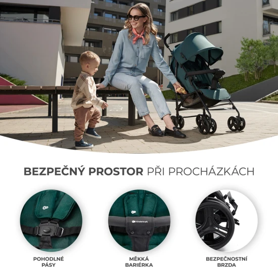 Golfový kočárek Tik Green forest Golfový kočárek Tik Green forest Kinderkraft KSTIK000GRE0000