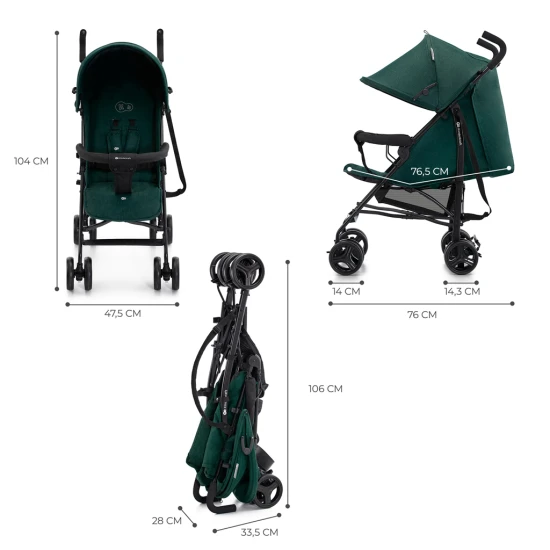 Golfový kočárek Tik Green forest Golfový kočárek Tik Green forest Kinderkraft KSTIK000GRE0000