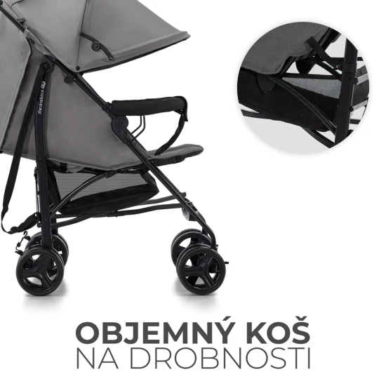 Golfový kočárek Tik Stone grey Kinderkraft KSTIK000GRY0000
