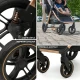 Kombinovaný kočárek 3v1 Esme Pro Pure Black Kinderkraft KSESME00BLK300N