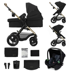 Kombinovaný kočárek 3v1 Moov 2 XL Air Black