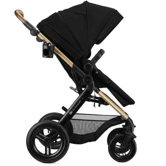 Kombinovaný kočárek 3v1 Moov 2 XL Air Black Kinderkraft KSMOOVXLBLK0000