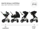 Kombinovaný kočárek 3v1 Moov 2 XL Air Black Kinderkraft KSMOOVXLBLK0000
