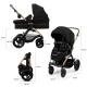 Kombinovaný kočárek 3v1 Moov 2 XL Air Black Kinderkraft KSMOOVXLBLK0000