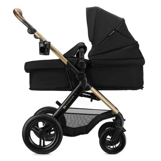 Kombinovaný kočárek 3v1 Moov 2 XL Air Black Kinderkraft KSMOOVXLBLK0000