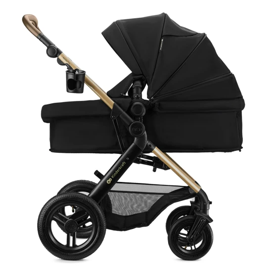 Kombinovaný kočárek 3v1 Moov 2 XL Air Black Kinderkraft KSMOOVXLBLK0000