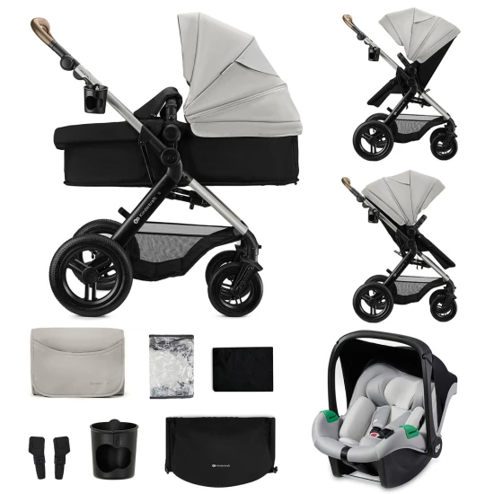 Kombinovaný kočárek 3v1 Moov 2 XL Air Grey Kinderkraft KSMOOVXLGRY0000