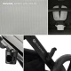 Kombinovaný kočárek 3v1 Moov 2 XL Air Grey Kinderkraft KSMOOVXLGRY0000