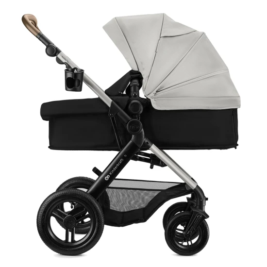 Kombinovaný kočárek 3v1 Moov 2 XL Air Grey Kinderkraft KSMOOVXLGRY0000