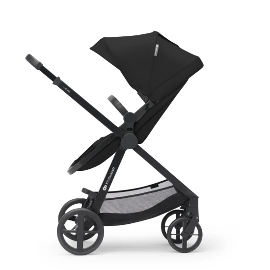 Kombinovaný kočárek 3v1 Newly Classic black + Mink PRO Kinderkraft KSNEWL00BLK300I
