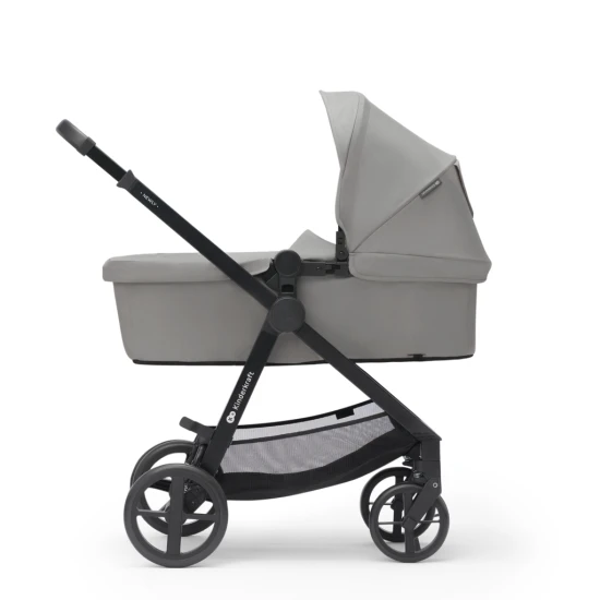 Kombinovaný kočárek 3v1 Newly Moonlight grey + Mink PRO Kinderkraft KSNEWL00GRY300I